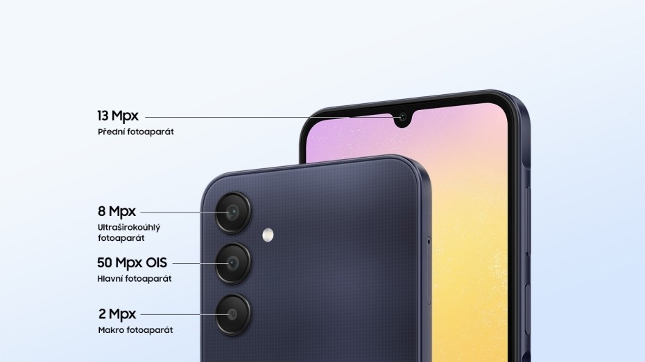 Samsung Galaxy A25 5G 50 Mpx fotoaparát